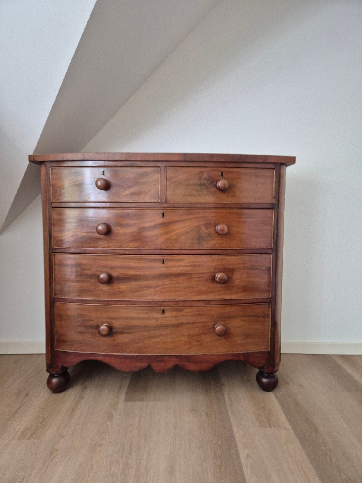 Victoriaanse ladenkast 1860-1880, Gebruikt, 100 tot 150 cm, 100 tot 150 cm, Ophalen of Verzenden
