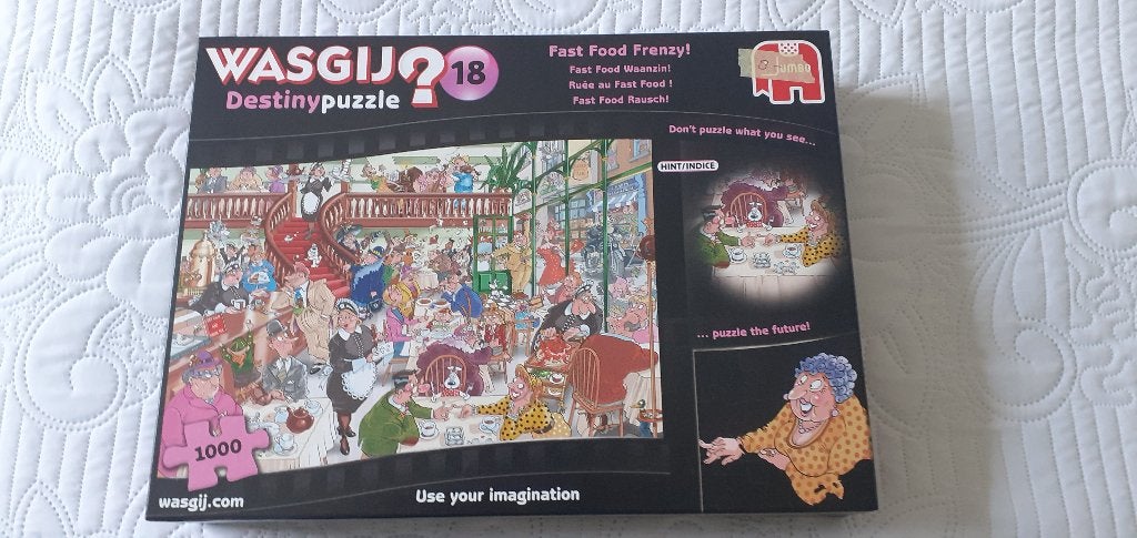 wasgij puzzel 1000 stukjes, Ophalen, 500 t/m 1500 stukjes, Zo goed als nieuw