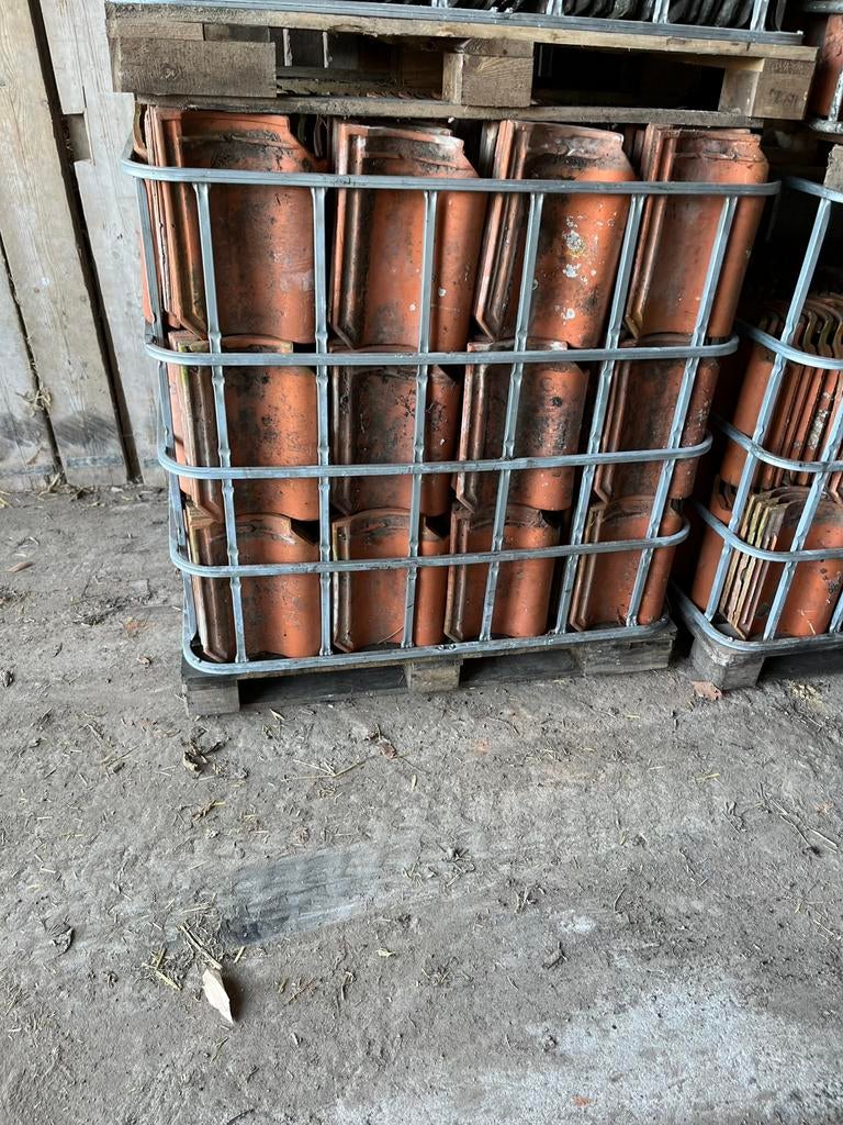 OVH dakpannen, Gebruikt, Steen of Klei, Ophalen of Verzenden, 15 m² of meer