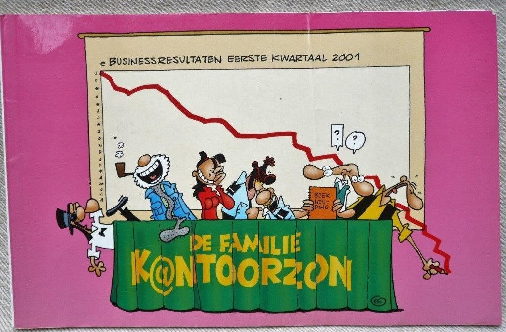 Familie Doorzon Kantoorzon 2001 Gerrit de Jager., Gelezen, Gerrit de Jager, Eén stripboek, Ophalen of Verzenden