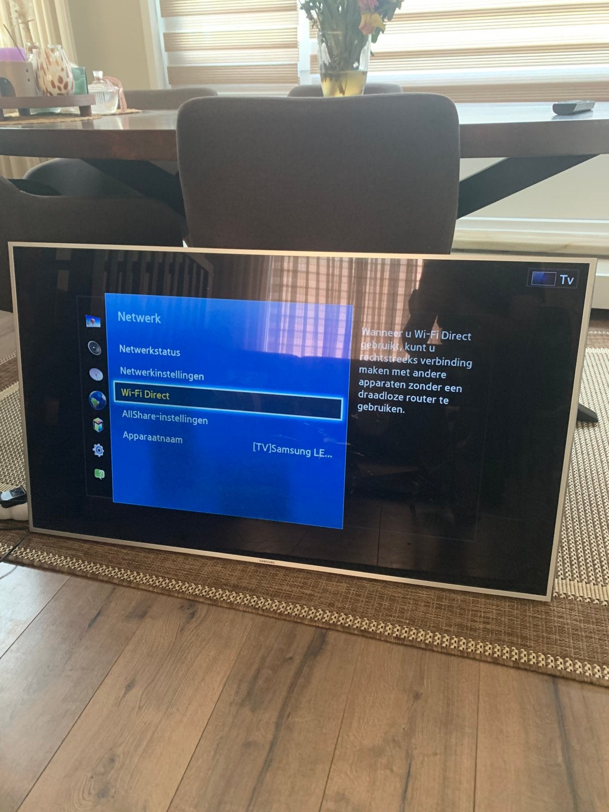 Samsung tv 46 inch, 50 Hz, Ophalen of Verzenden, Zo goed als nieuw, Samsung