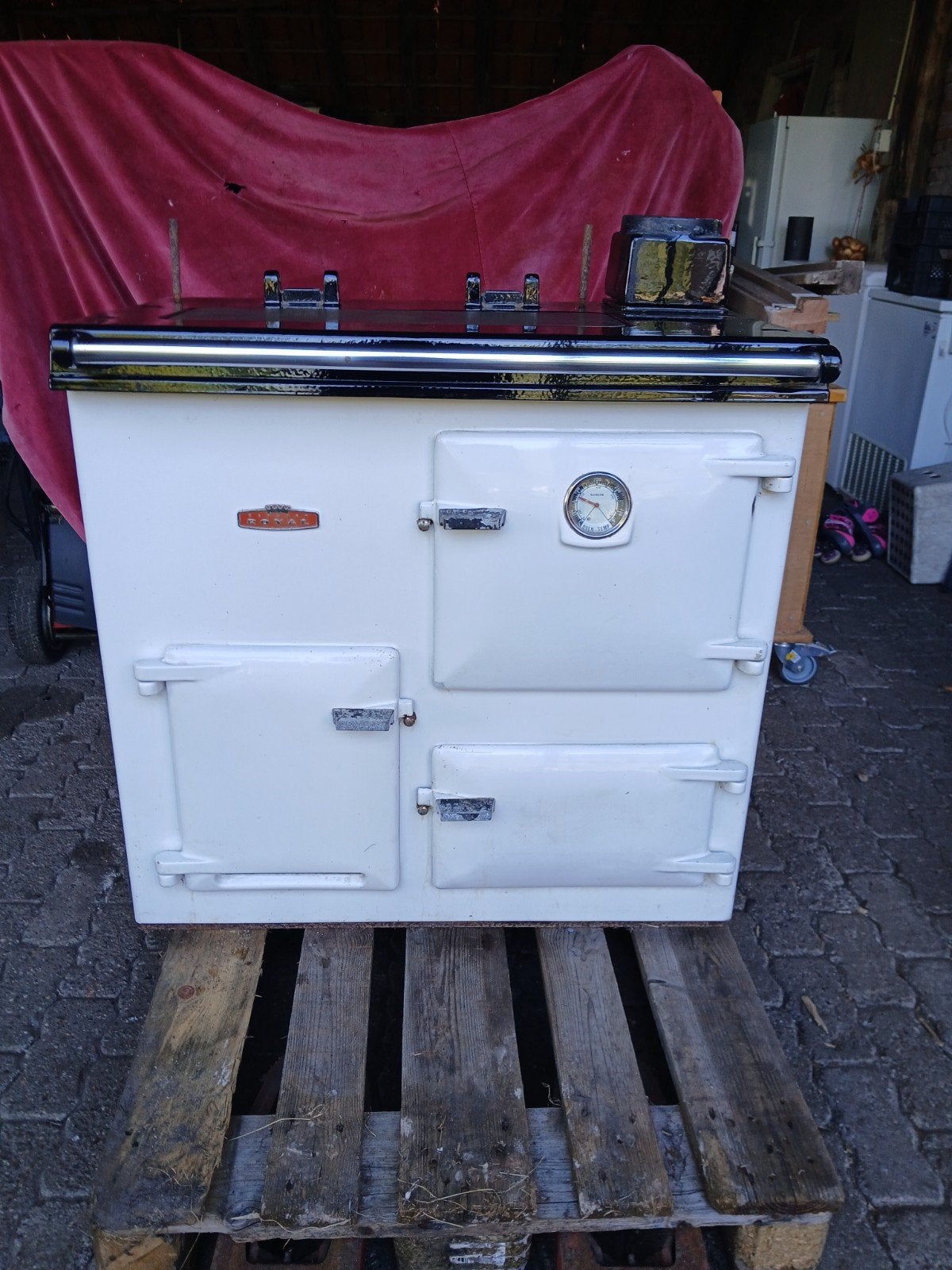 rayburn royal fornuis, Huis en Inrichting, Ophalen, Gebruikt, Houtkachel, Vrijstaand
