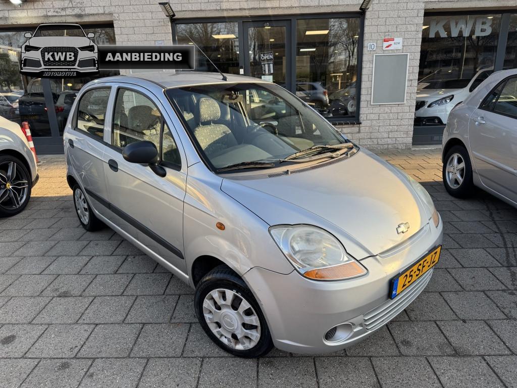 Chevrolet Matiz 0.8 Spirit Nieuwe banden uitlaat Apk, Auto's, Voorwielaandrijving, Gebruikt, Origineel Nederlands, Bedrijf