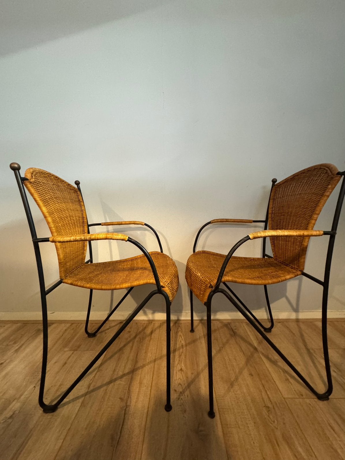 2 vintage design stoelen / fauteuils frederic weinberg, Ophalen, Twee, Overige kleuren, .