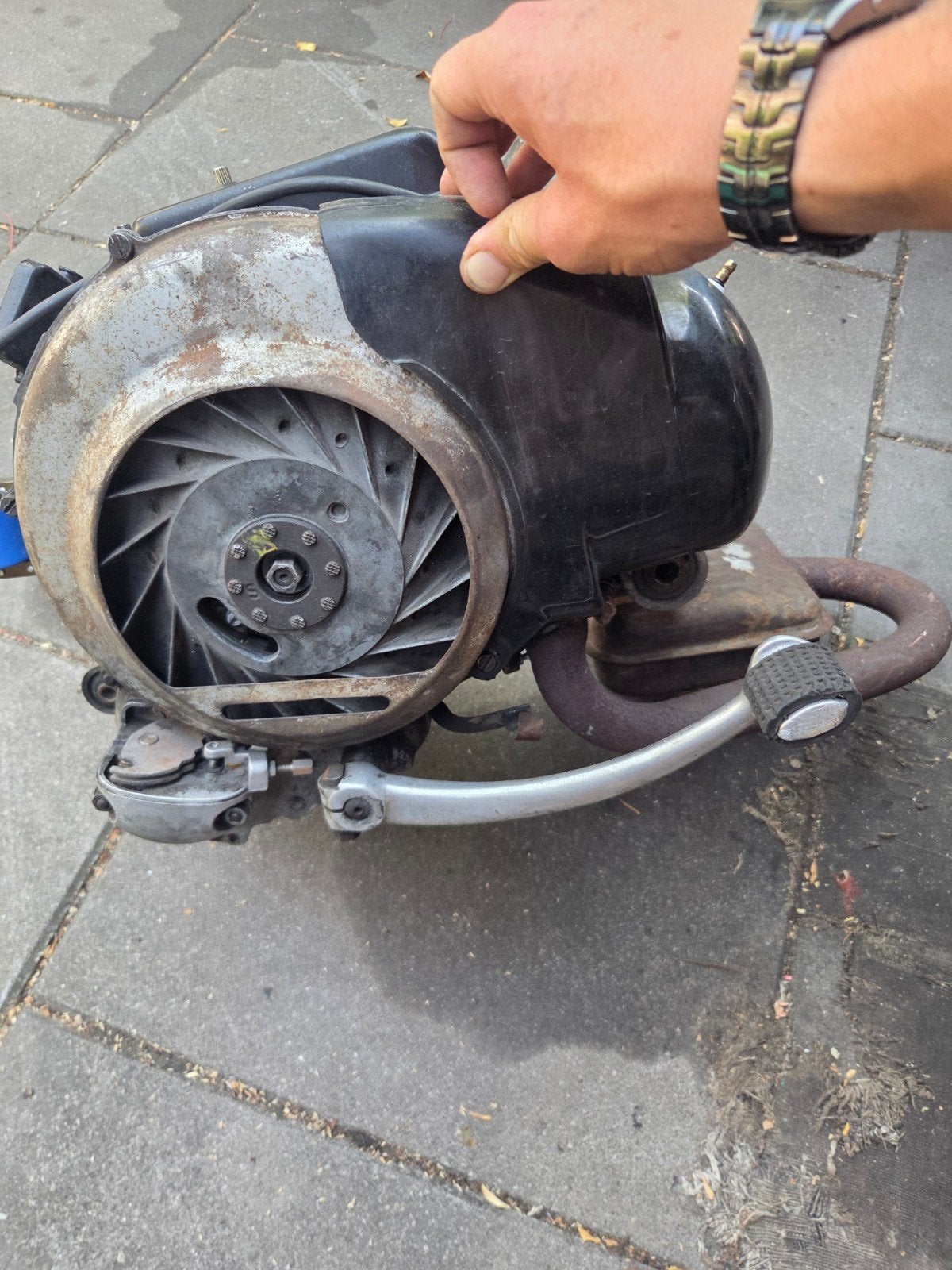 Vespa Sprint blok 150 cc oldtimer, Fietsen en Brommers, Brommeronderdelen | Oldtimers, Ophalen, Gebruikt, Blok