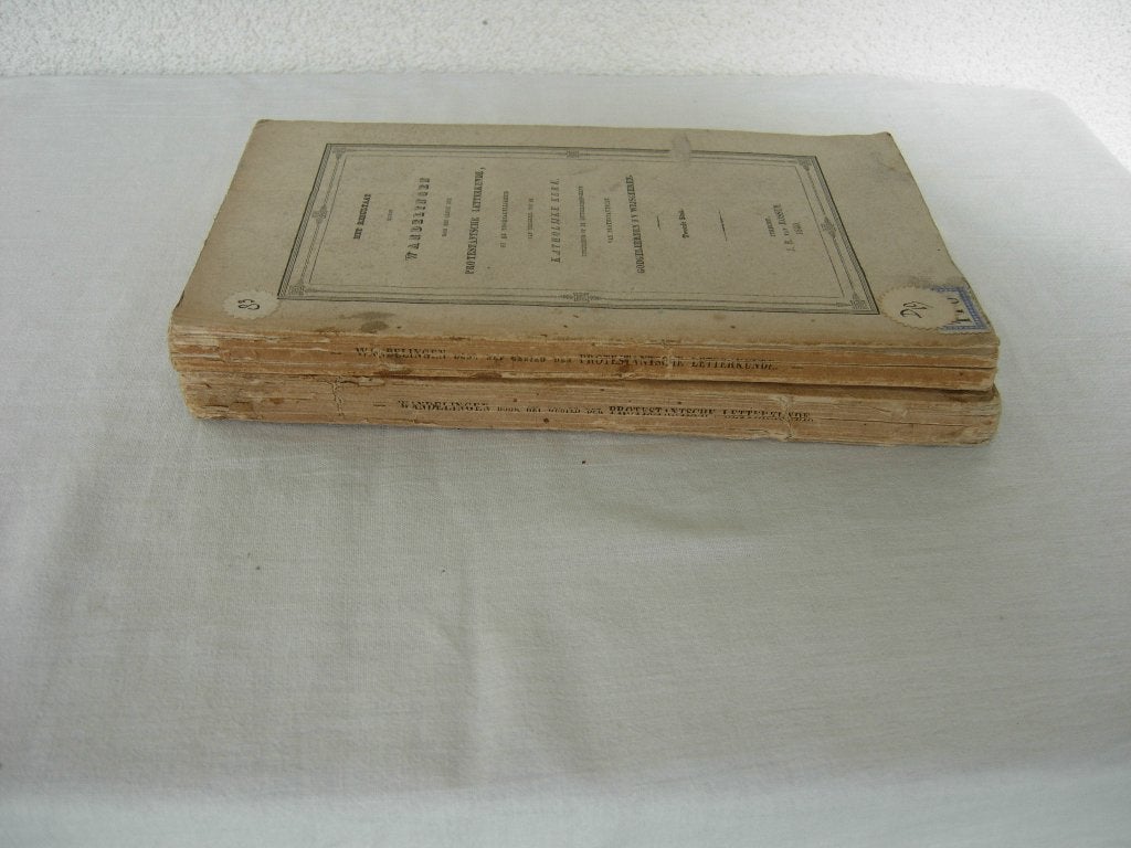 Hoeninghaus Wandelingen Protestantsche Letterkunde 1836 1840, Antiek en Kunst, Ophalen of Verzenden, Dr. Julius van Hoeninghaus