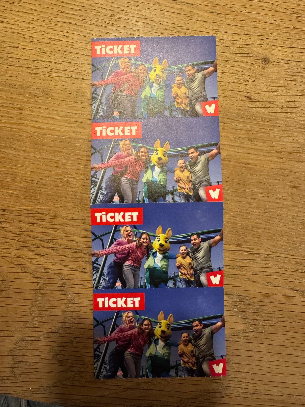 Walibi kaartjes 4x