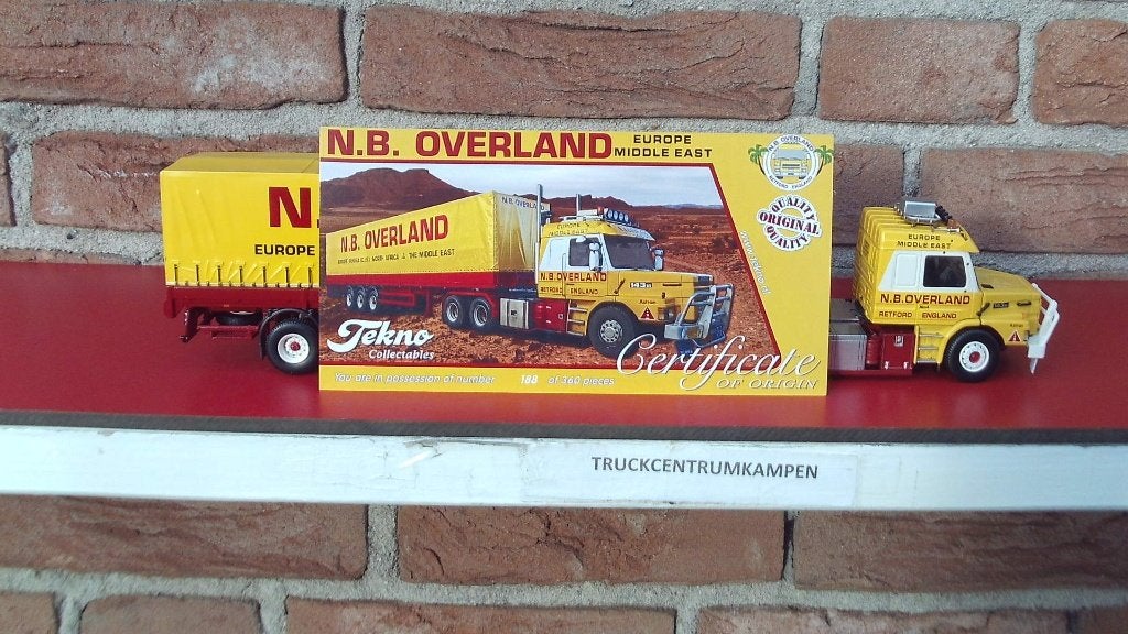 Tekno  Scania  Torpedo  6 x 4  van  NB  Overland., Hobby en Vrije tijd, Ophalen of Verzenden, Nieuw, Bus of Vrachtwagen, Tekno