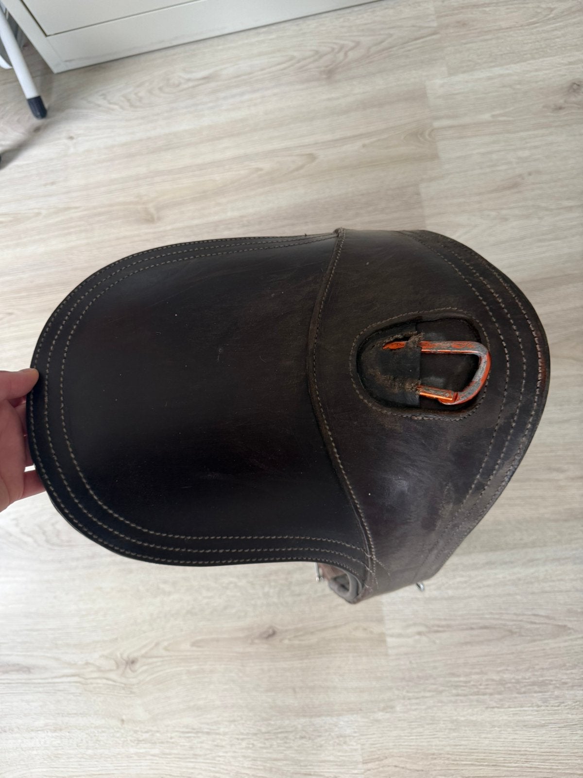 schockemöhle springsingel bruin maat 120, Ophalen of Verzenden, Gebruikt