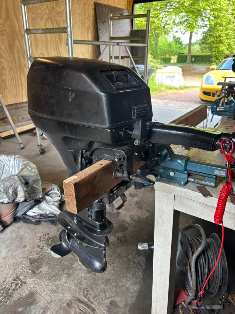 Evinrude 9.9pk 2 takt kortstaart, Watersport en Boten, Ophalen of Verzenden, Gebruikt, Motor en Techniek, Zeilboot of Motorboot