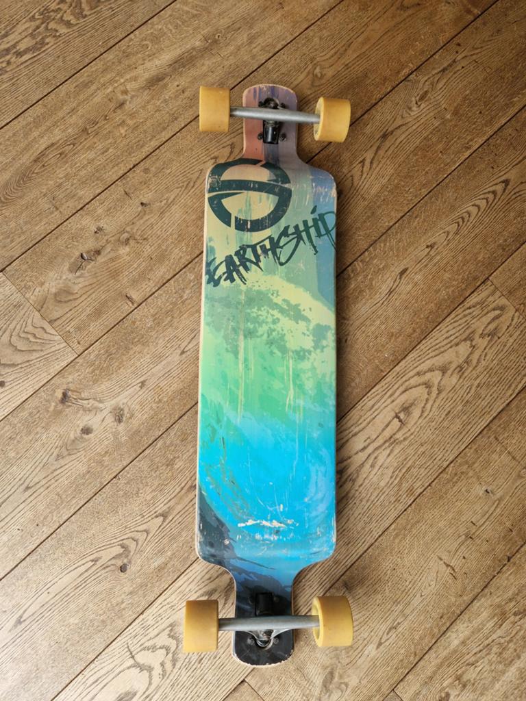 Earthship Longboard - Gebruikt, Ophalen of Verzenden, Gebruikt, Skateboard, Longboard