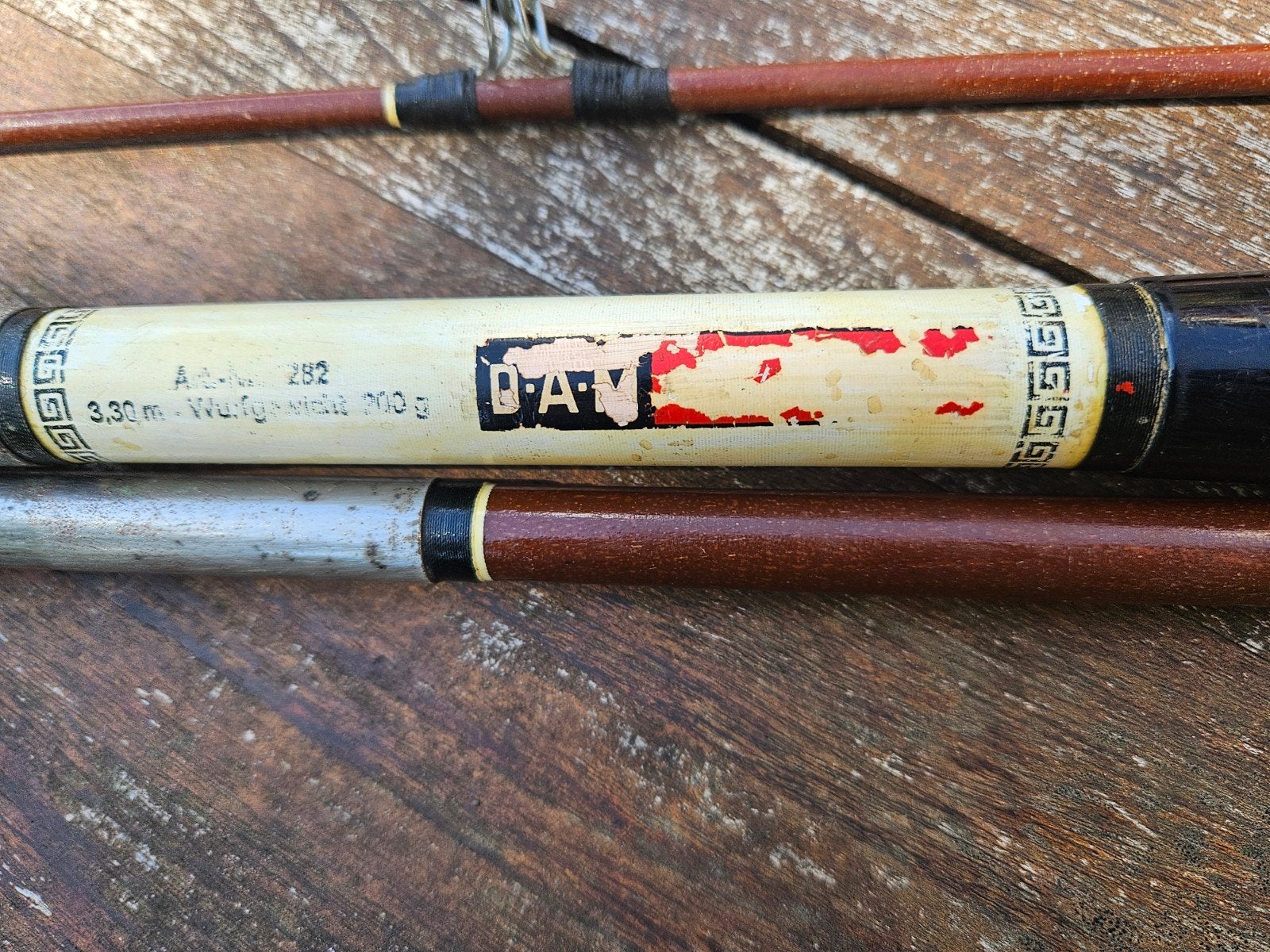 Vintage B.AM. Werphengel - 3.30m, Worp tot 200g, Ophalen of Verzenden, Gebruikt, Werphengel