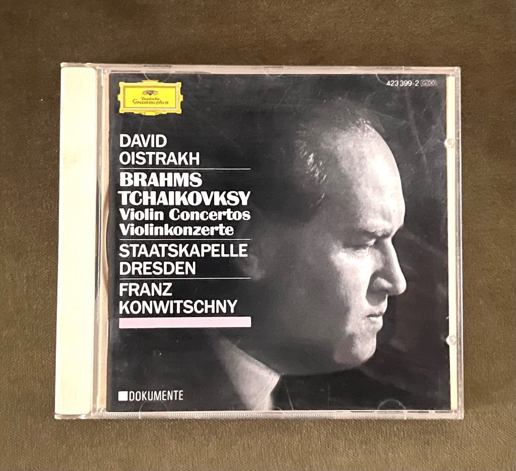 Brahms/Tchaikovsky: Violin Concertos- David Oistrakh, Ophalen of Verzenden, Zo goed als nieuw, Romantiek, Orkest of Ballet
