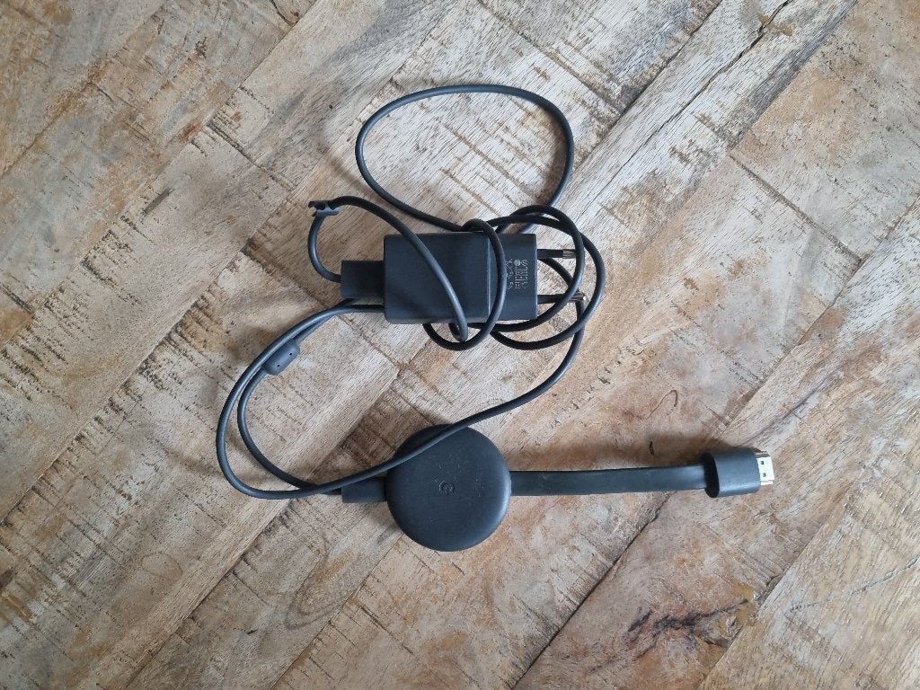 Google Chromecast met adapter en kabel, Ophalen, Gebruikt, HDMI, Zonder harde schijf