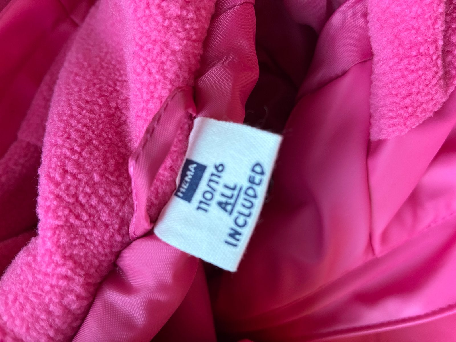 Tweeling jasjes HEMA 110/116 - Nieuw, Ophalen of Verzenden, Nieuw, Jongen of Meisje, Jas