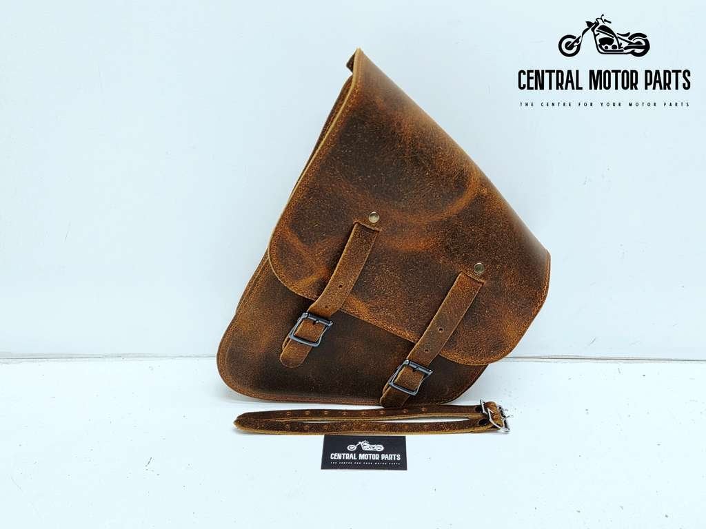 Softail Swingarm tas Slimline Vintage bruin leer, Niet ingevuld, Niet ingevuld, Nieuw, Ophalen of Verzenden