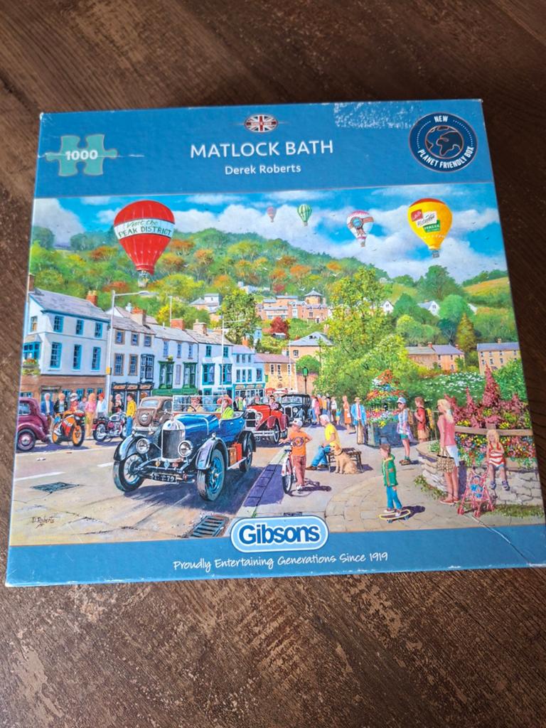 Gibsons Matlock Bath 1000 stukjes legpuzzel, Ophalen of Verzenden, 500 t/m 1500 stukjes, Gebruikt, Legpuzzel