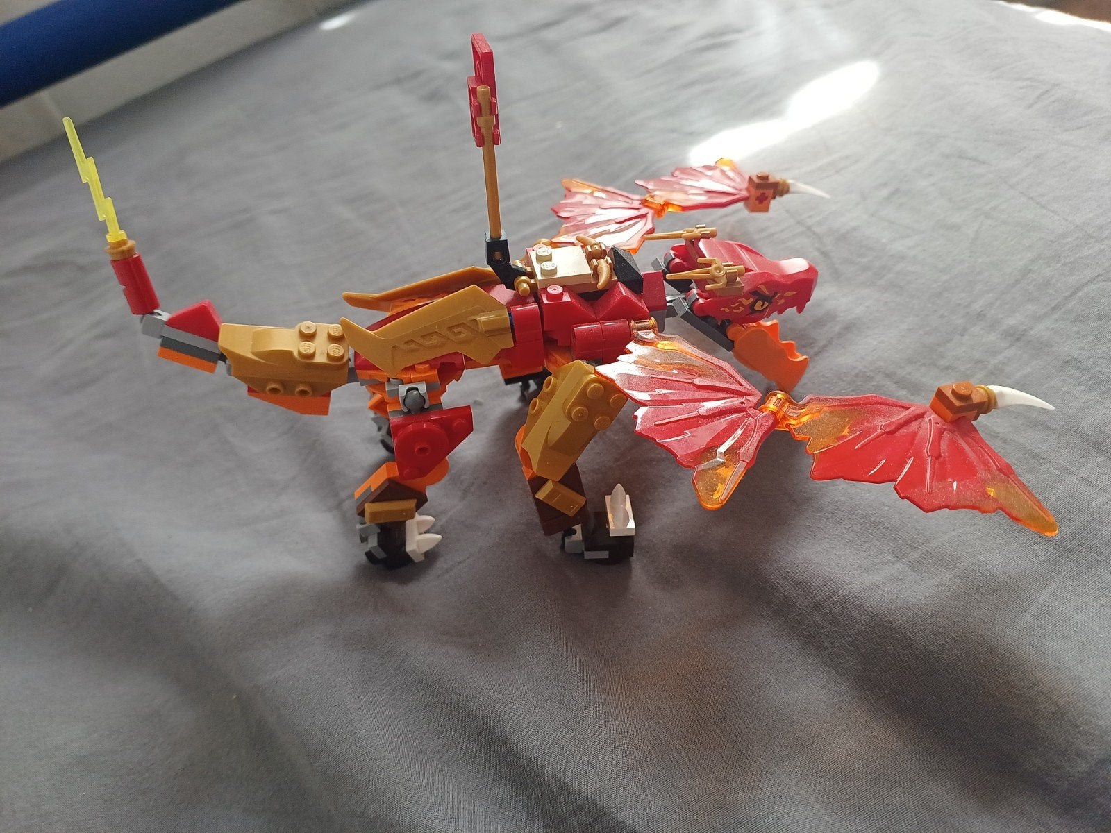 Lego Ninjago Vuurdraak, Gebruikt, Lego, Ophalen of Verzenden, Compleet