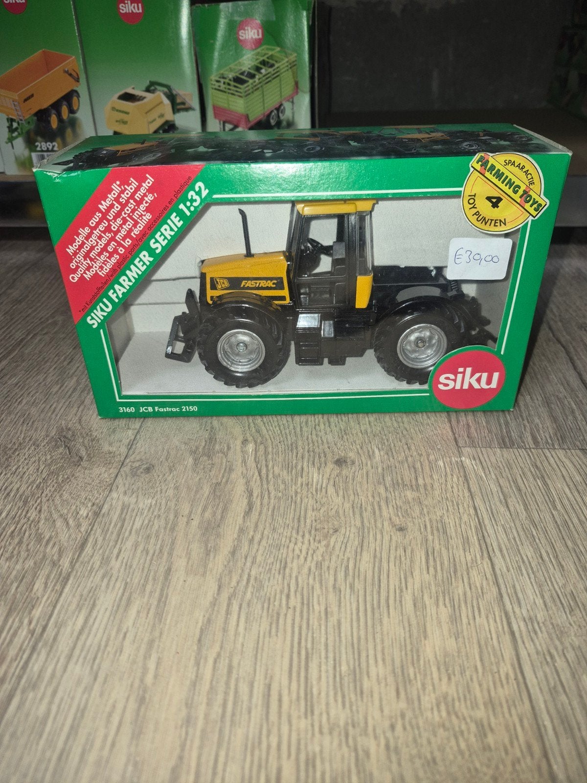 Siku Farmer Serie 1:32 JCB Fastrac 2150 Tractor, Hobby en Vrije tijd, SIKU, Tractor of Landbouw, Nieuw, Niet gespecificeerd op verpakking