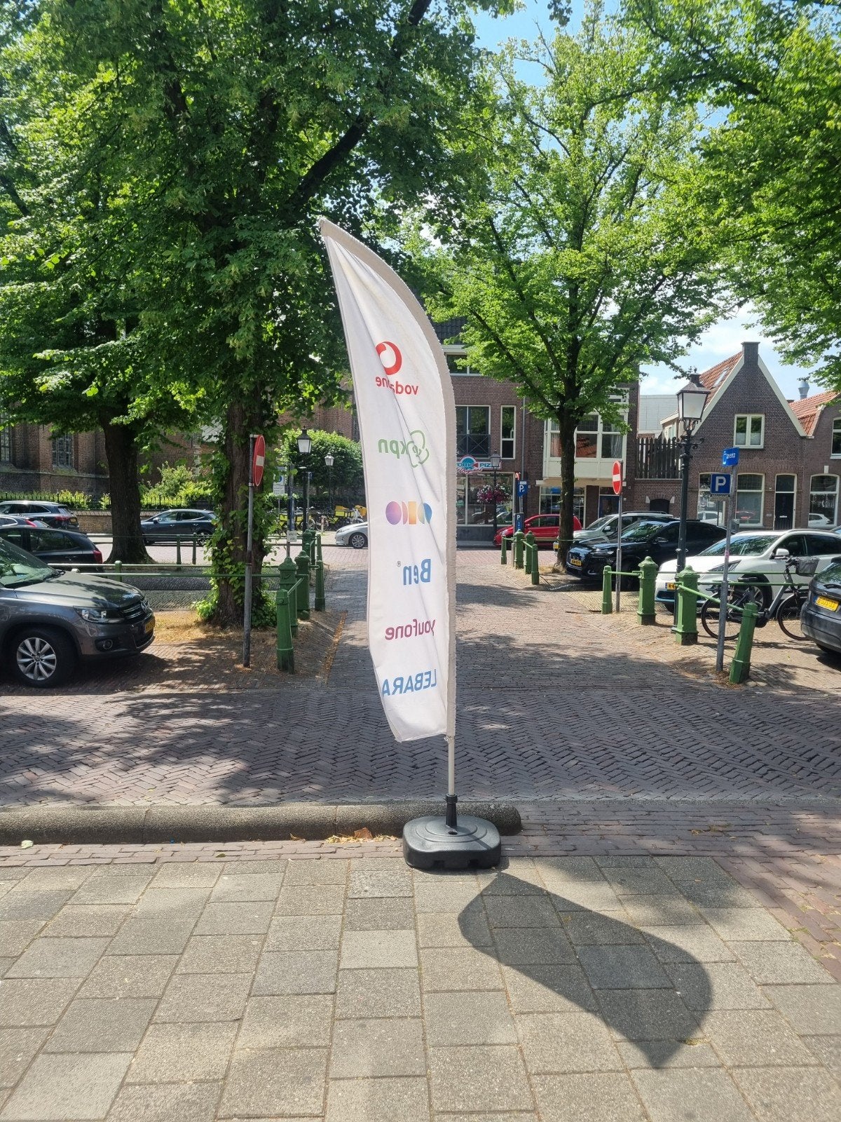 Vlag met vlagmast, Ophalen of Verzenden