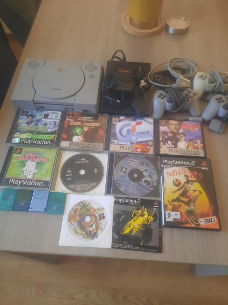 Playstations met spellen en geheugenkaarten, Spelcomputers en Games, Spelcomputers | Sony PlayStation 2, Ophalen of Verzenden