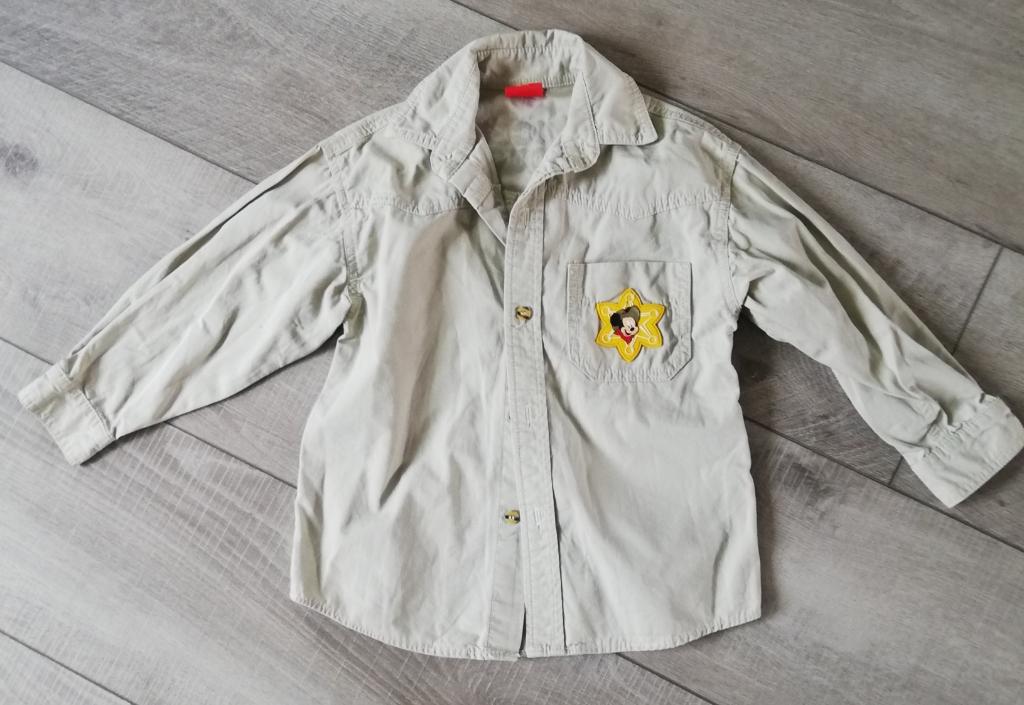 blouse mickey mouse maat 116, Ophalen of Verzenden, Zo goed als nieuw, Jongen, Overhemd of Blouse