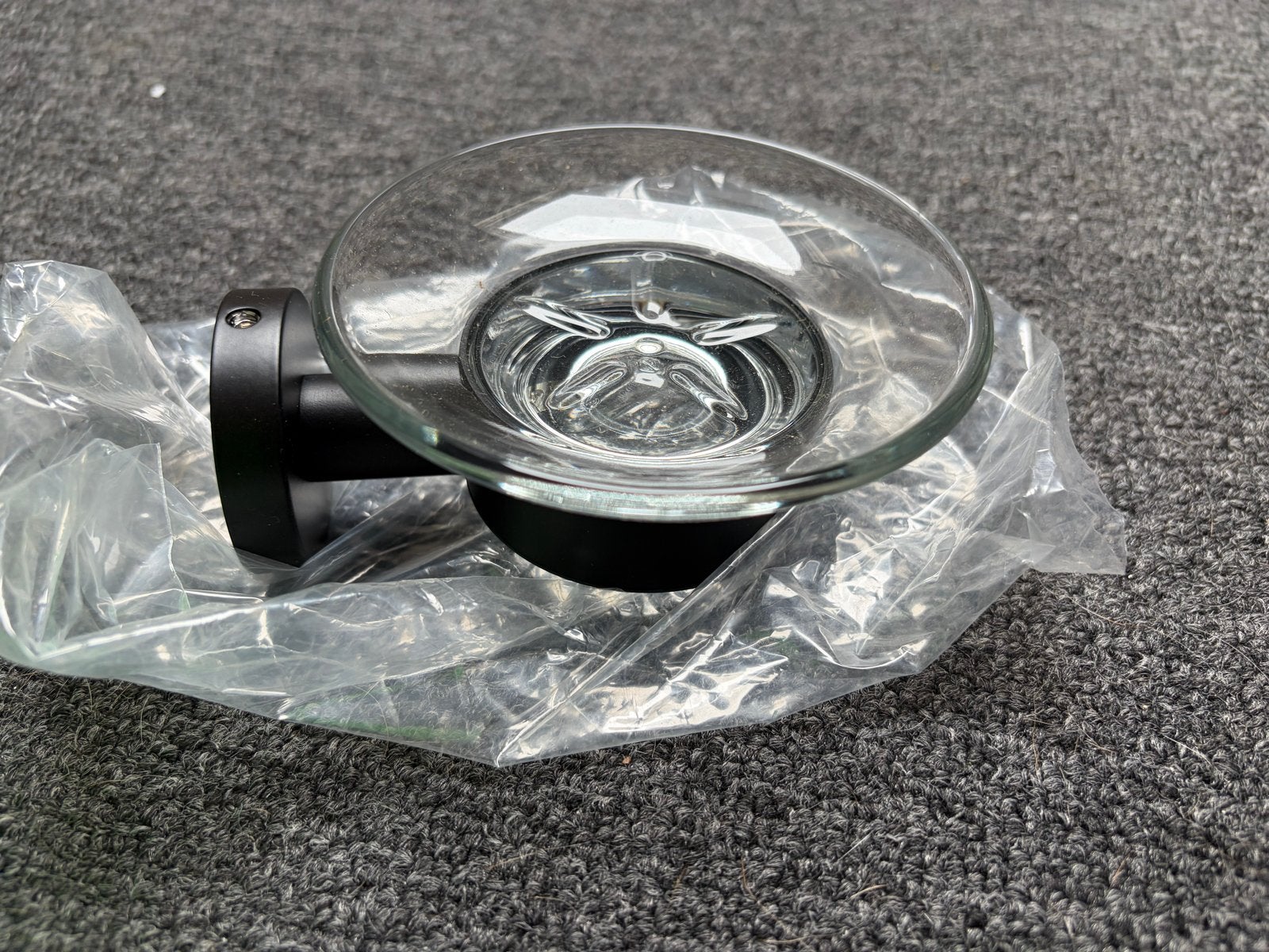 Geesa NEMOX Zeepschaal/ zeepbakje - Nieuw in doos, Nieuw, Overige merken, Zwart, Zeepdispenser/zeepbakje