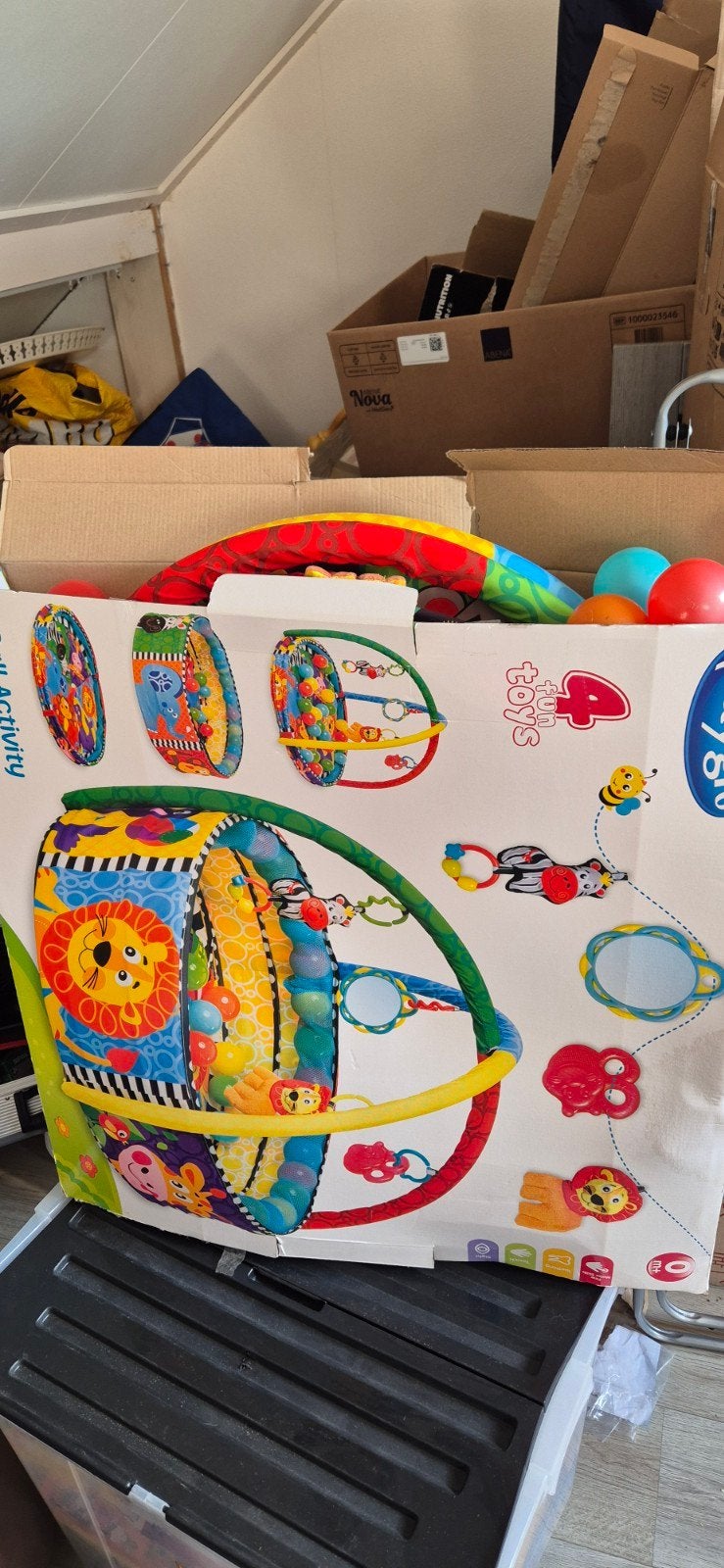 Ballen bak met 200 ballen, Ophalen, Zo goed als nieuw