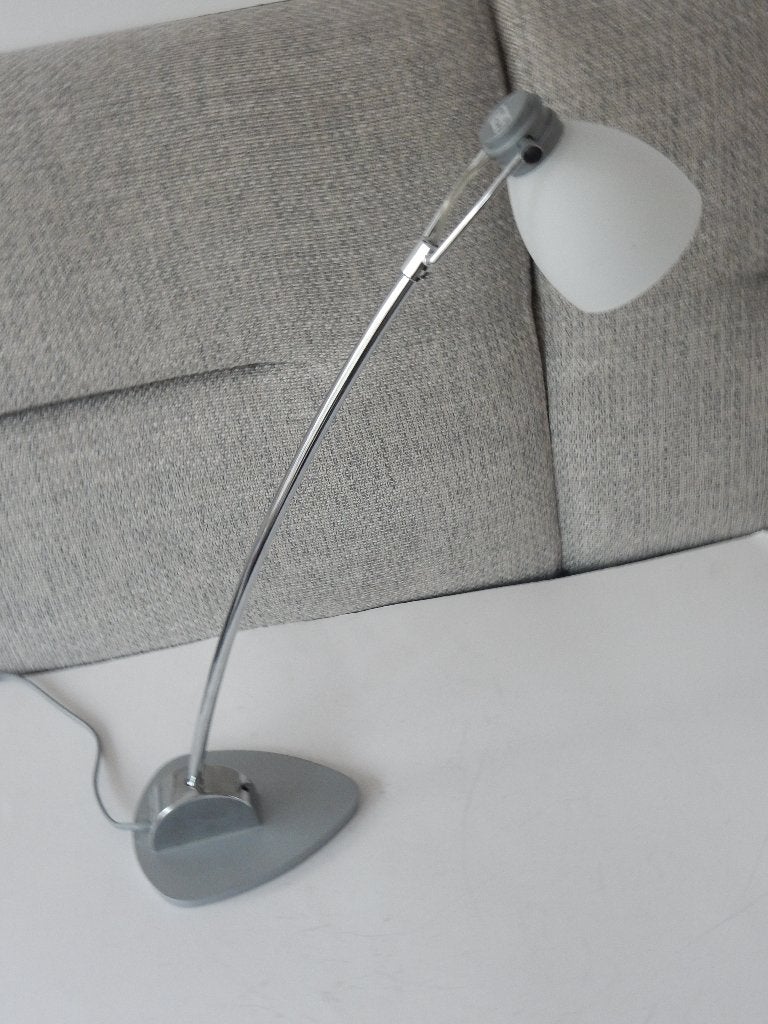 Modern design chroom Tafellamp, Eglo, Bureaulamp, 48 cm, Inclusief lichtbron