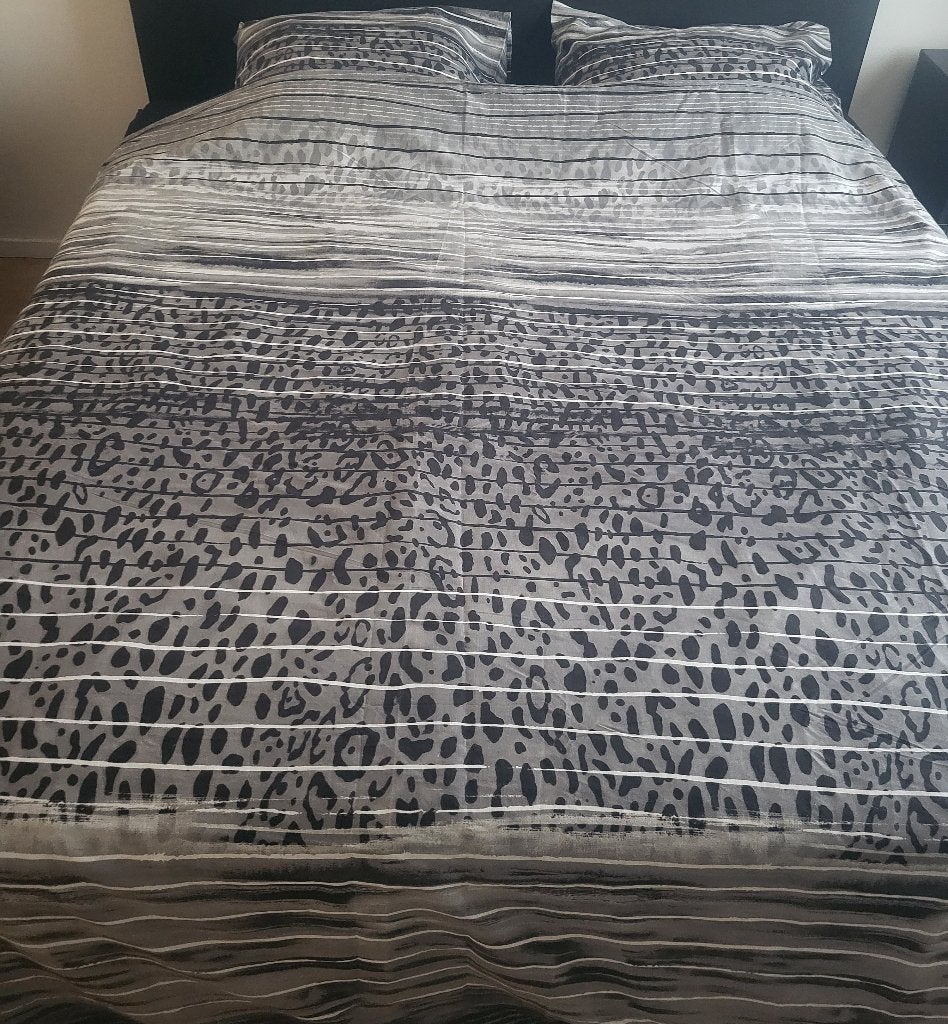 lits jumeaux panterprint dekbedovertrek merk Sleeptime NIEUW, Overige kleuren, Verzenden, Dekbedovertrek, Nieuw