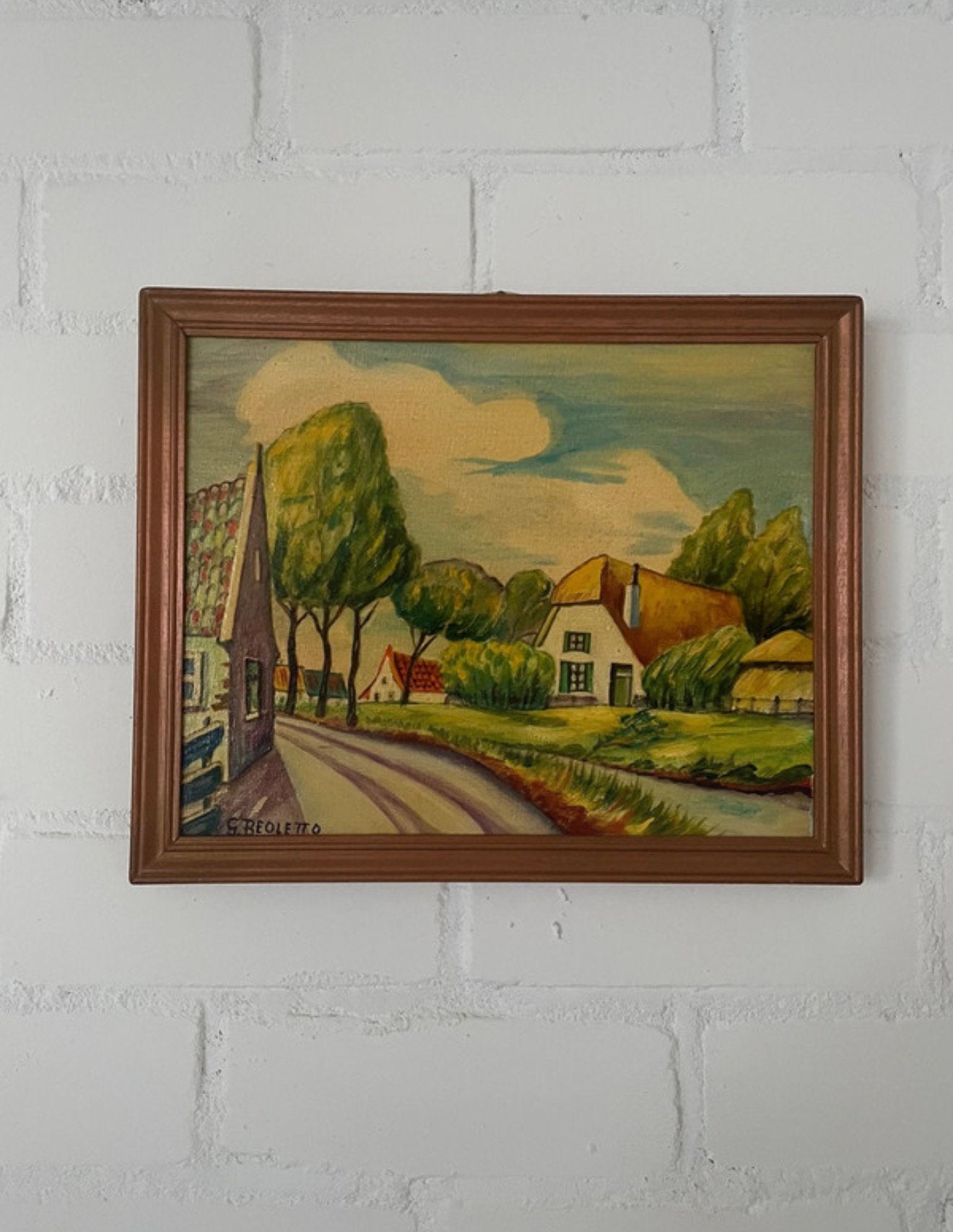 Schilderij, Verzenden, Ingelijst