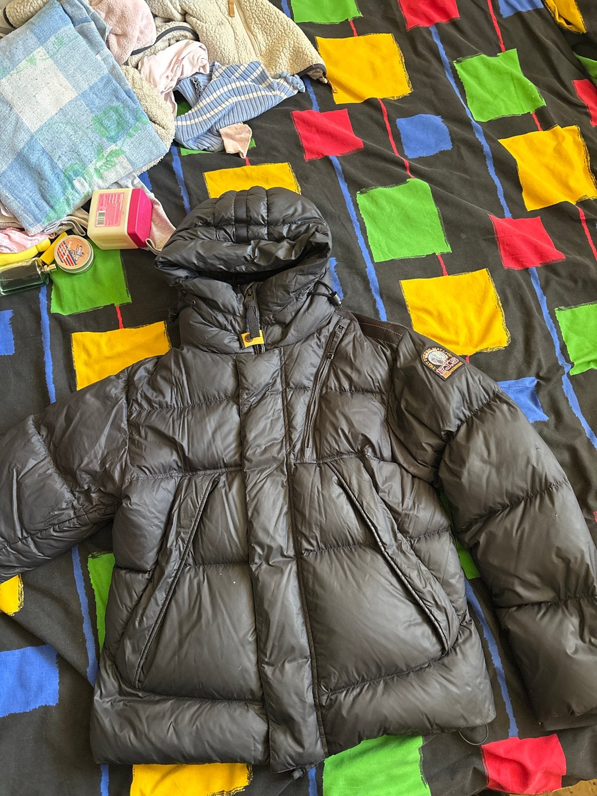 Parajumpers Polar Puffers Jas Maat M Zwart, Ophalen, Zo goed als nieuw, Maat 48/50 (M), Zwart