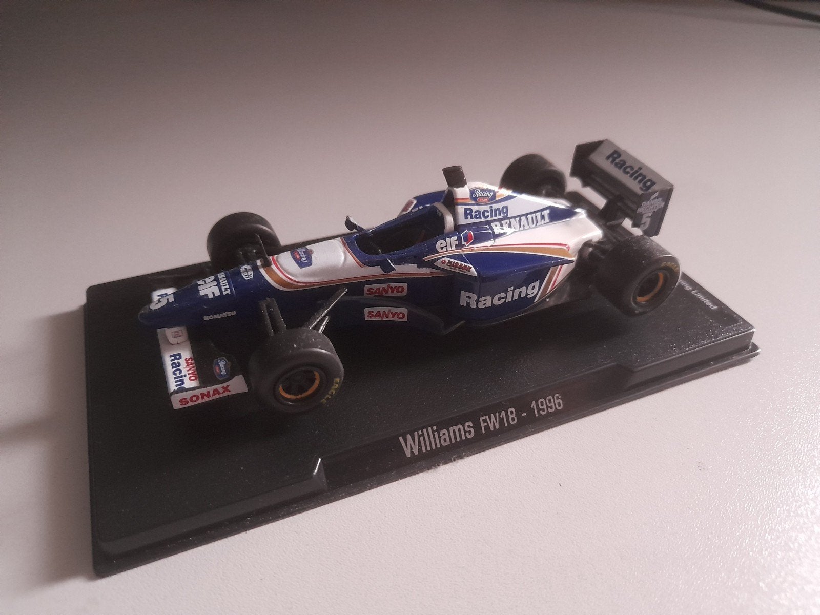 Williams Fw18 Damon Hill 1:43, Hobby en Vrije tijd, Modelauto's | 1:43, Ophalen of Verzenden, Zo goed als nieuw, Auto, Overige merken