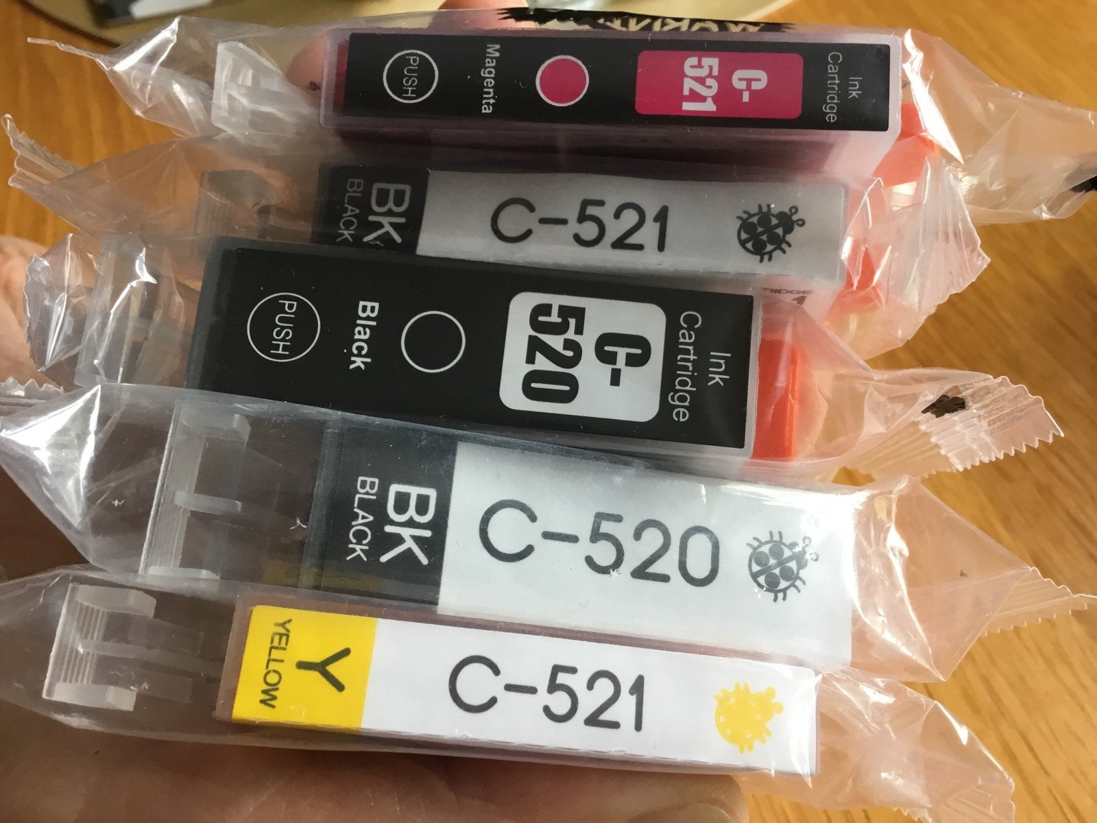Nieuwe SecondLife Cartridges: Rood, Geel, Zwart (klein & gro, Ophalen of Verzenden, Nieuw, Cartridge