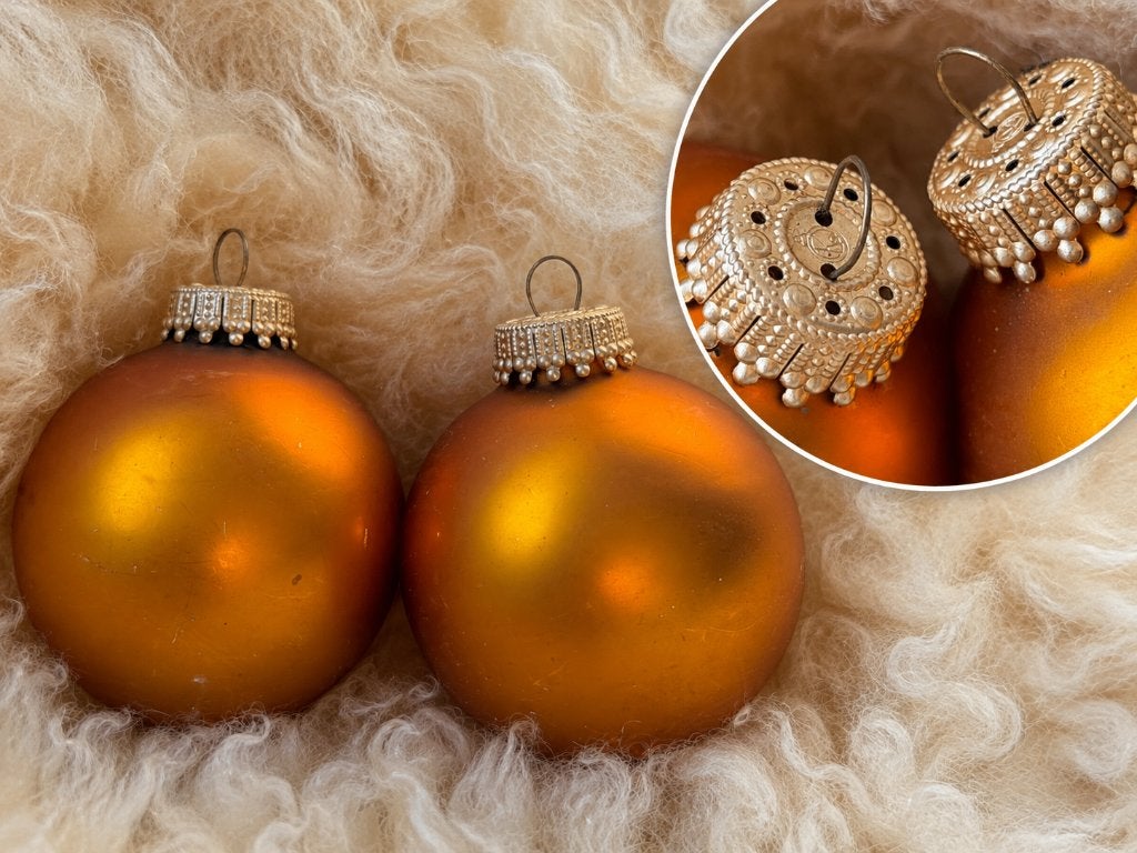 vintage kerstballen Krebs & Sohn glazen retro kerst, Diversen, Ophalen of Verzenden, Gebruikt