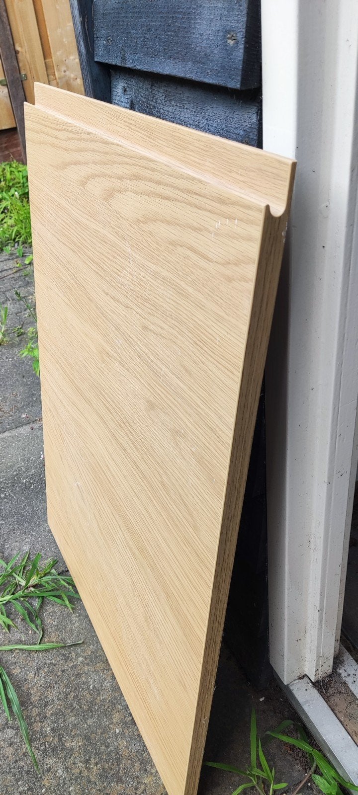 Ikea VOXTORP N deur 60x80 cm eikenpatroon bovenkast, Ophalen, Beige, Nieuw, 50 tot 100 cm