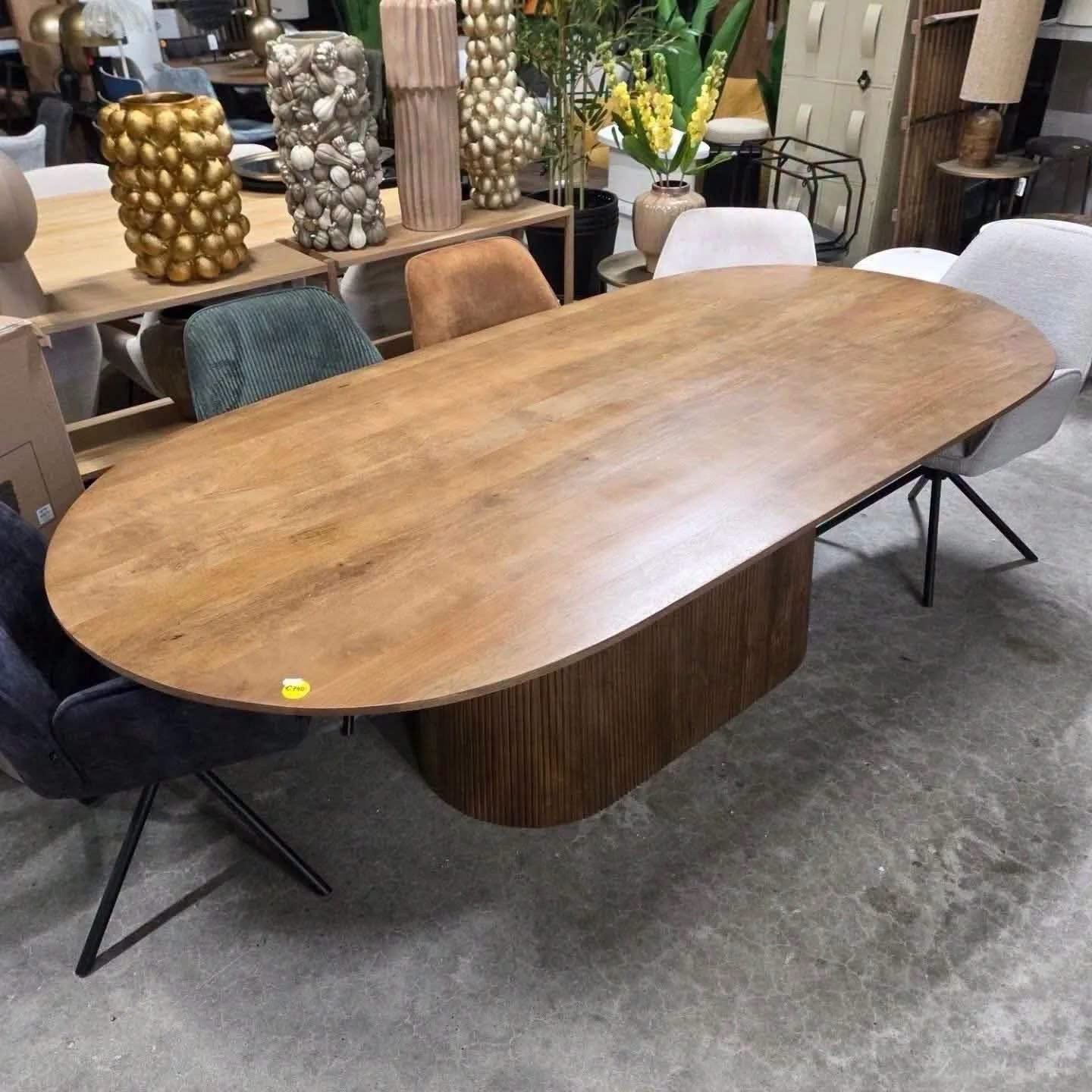 Eettafel Olav 230 cm Mangohout van Sohome, Ophalen, 100 tot 150 cm, Sohome, Onbekend