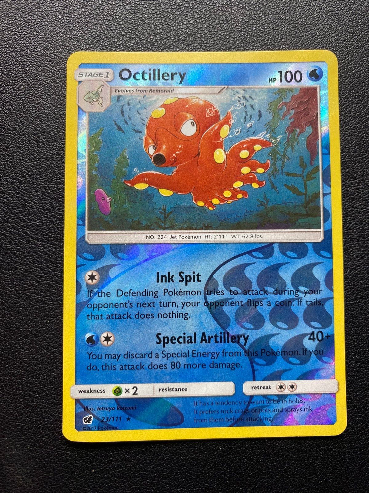 Octillery Reverse Holo - Crimson Skies - 23/111 - Pokemon, Ophalen of Verzenden, Zo goed als nieuw