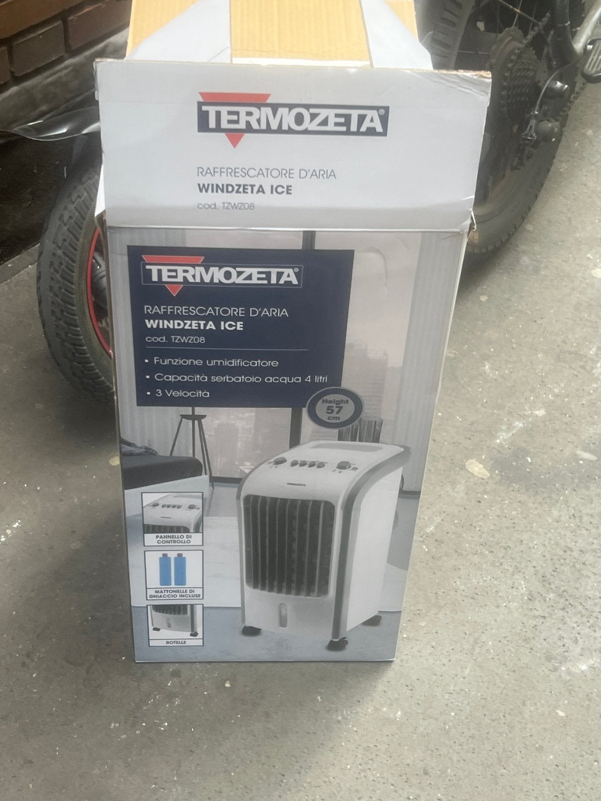 TERMOZETA WINDZETA ICE Luchtkoeler - Snel weg!, Witgoed en Apparatuur, Airco's, Ophalen, Minder dan 60 m³, 3 snelheden of meer