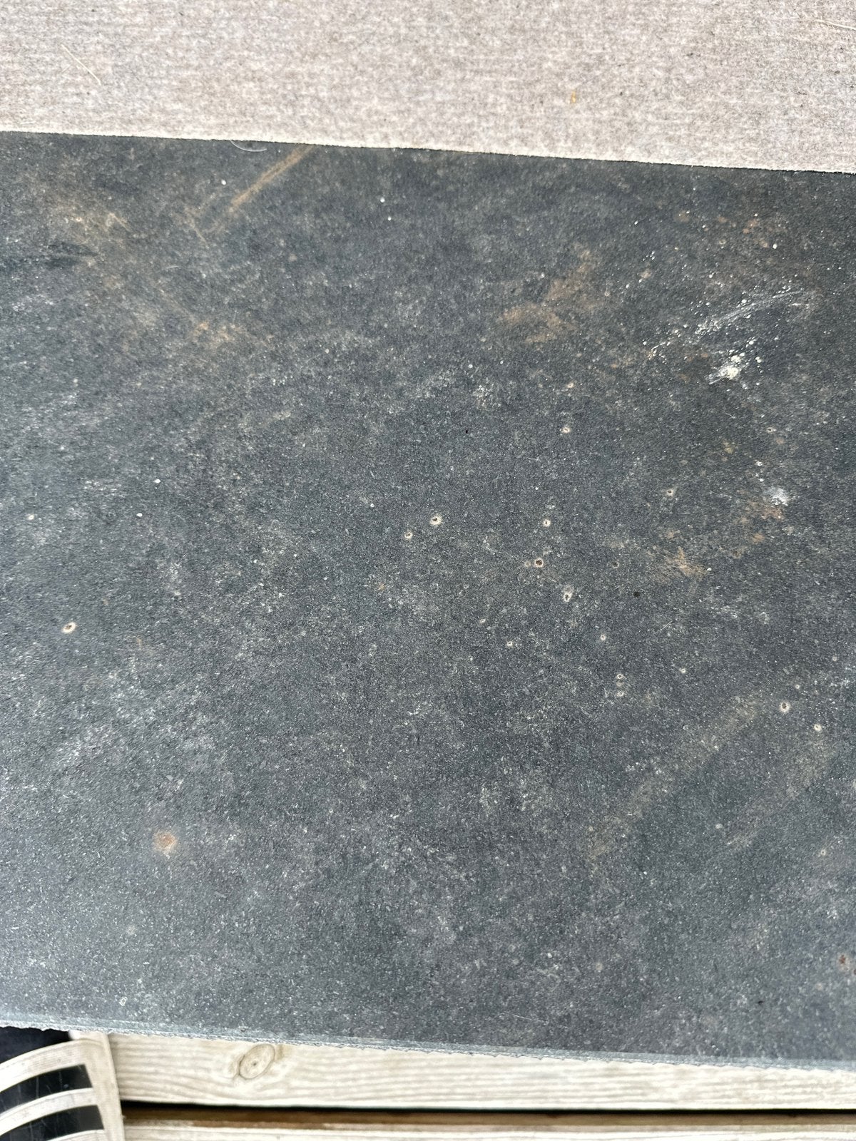 Hardstenen buitenkeuken/werkblad met spoelbak – 240 x 60 cm, 60 cm of meer, Ophalen of Verzenden, Zo goed als nieuw, Minder dan 5 m²