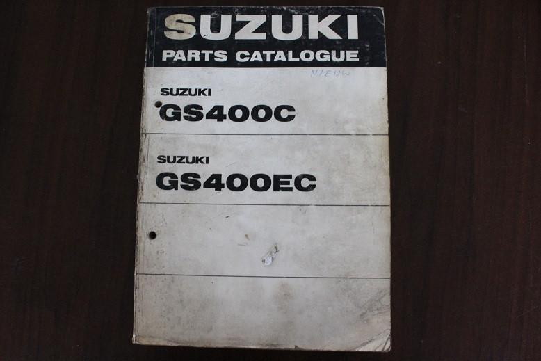 Suzuki GS400 C EC 1978 motorcycle parts catalogue GS 400, Motoren, Ophalen of Verzenden, Suzuki