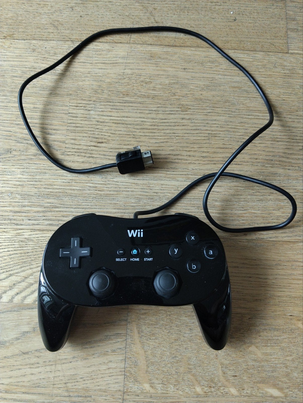 Wii Classic Controller Pro Zwart - Bedraad, Spelcomputers en Games, Ophalen of Verzenden, Gebruikt, Wii, Overige controllers