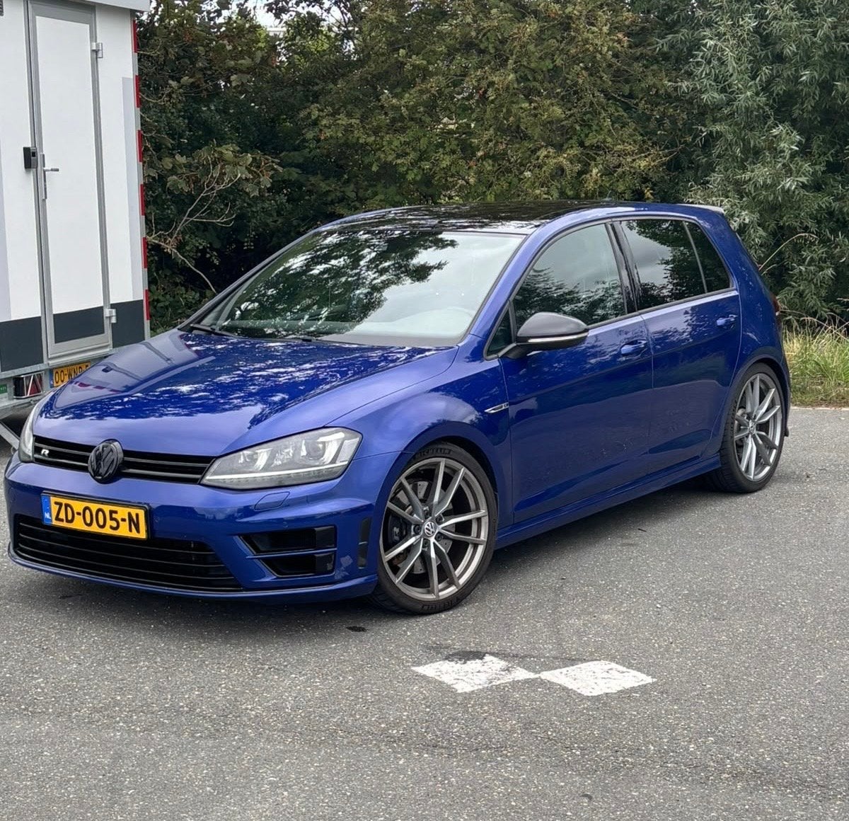 Volkswagen Golf 2.0 TSI R 221KW 5D 4MOTION DSG 2014 Blauw, Automaat, 4 cilinders, 1984 cc, Blauw