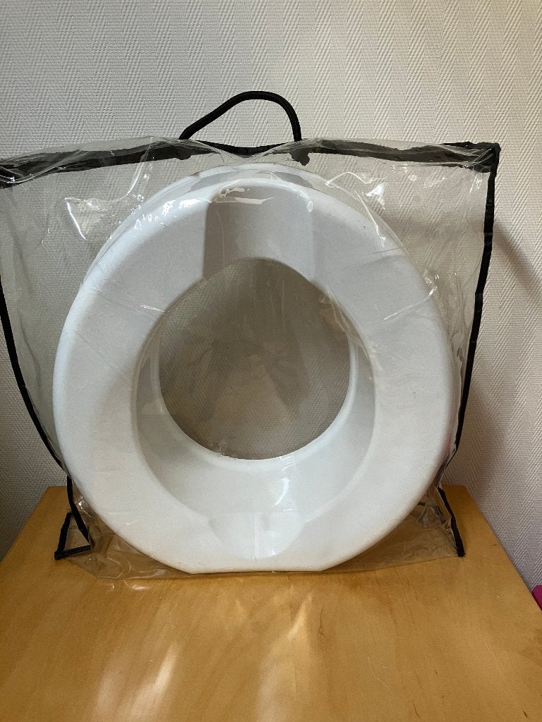 Toiletbril verhoger, 10 cm., Ophalen of Verzenden, Zo goed als nieuw