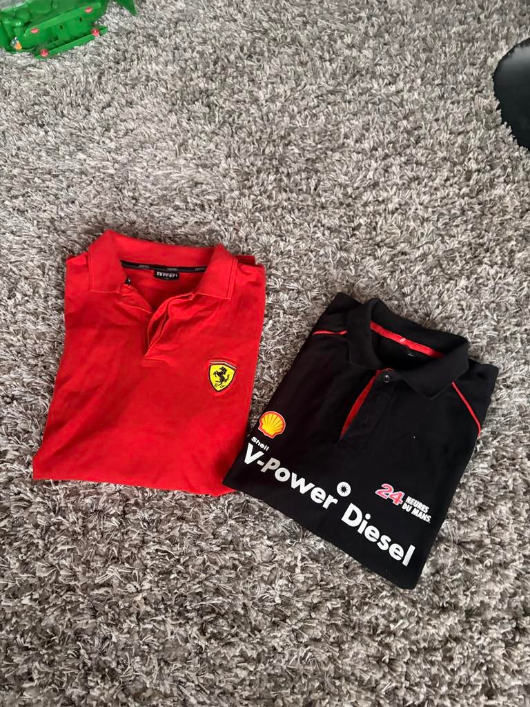 Ferrari & Audi Polo Shirts - Maat XXL, Ophalen of Verzenden, Zo goed als nieuw, Overige maten, Rood