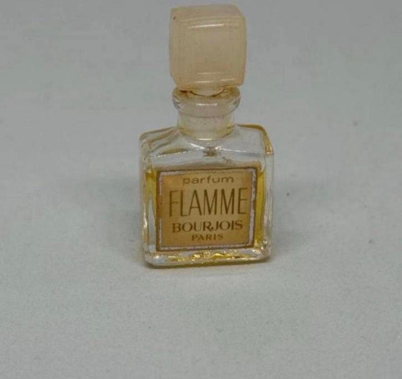 Parfum miniatuur Flamme van Bourgeois vol, Verzenden, Zo goed als nieuw, Miniatuur
