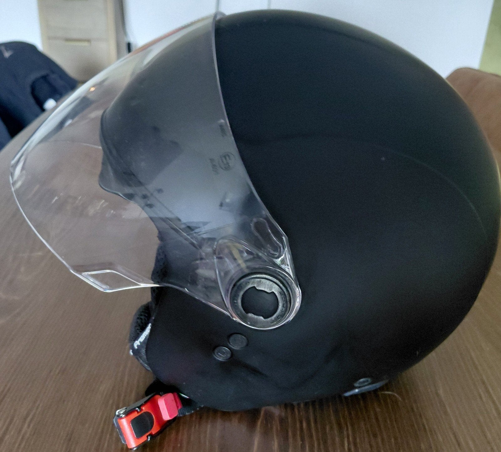 Premier Jethelm Maat S - Zou goed als nieuw, Motoren, Ophalen of Verzenden, Tweedehands, Jethelm, Overige merken