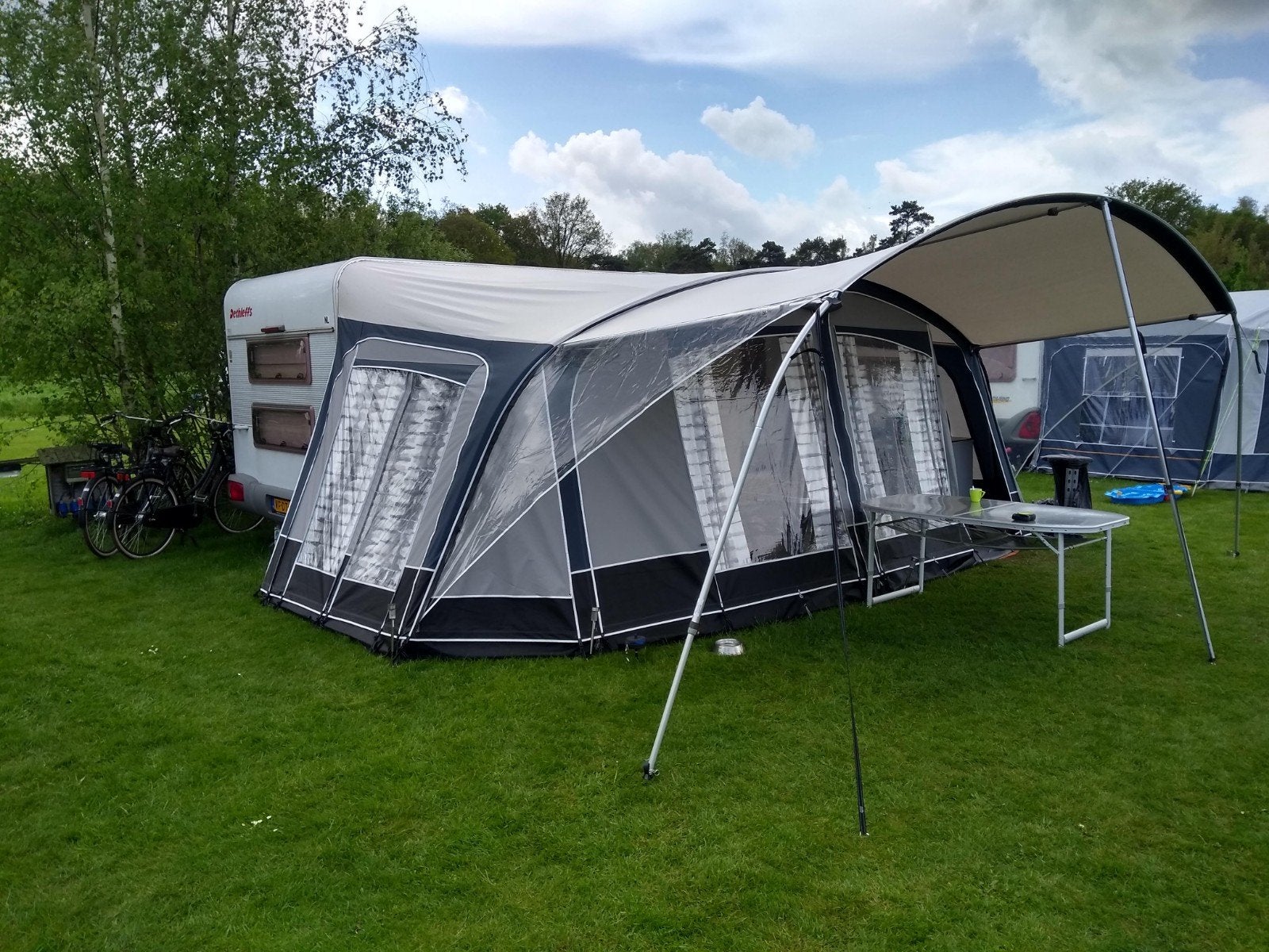 Mooie Unico Genua dakluifel, maat 12, Caravans en Kamperen, Ophalen, Zo goed als nieuw
