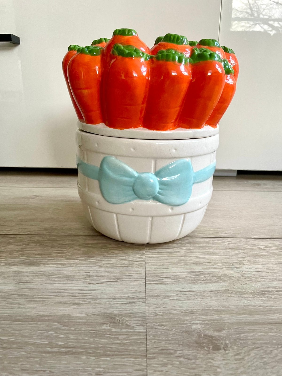 Strawberry Street Lente voorraadpot koektrommel cookie jar, Ophalen, Gebruikt, Overige merken, Overige typen