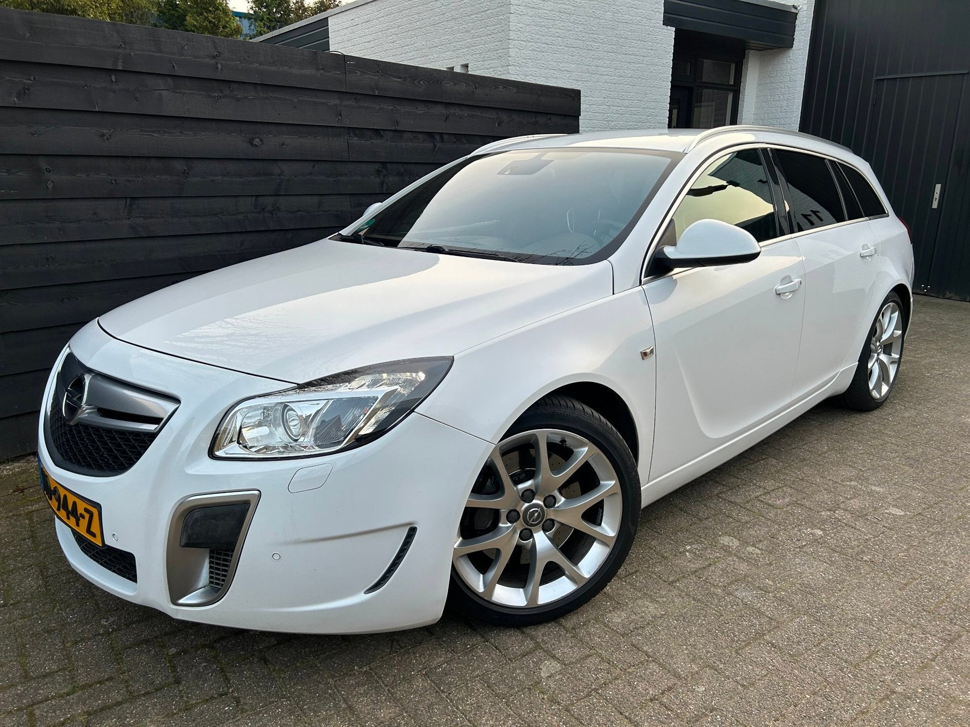 Opel Insignia Sports Tourer 2.8 T OPC 4x4, Recaro, Leder, Automaat, Euro 5, Gebruikt, Zwart